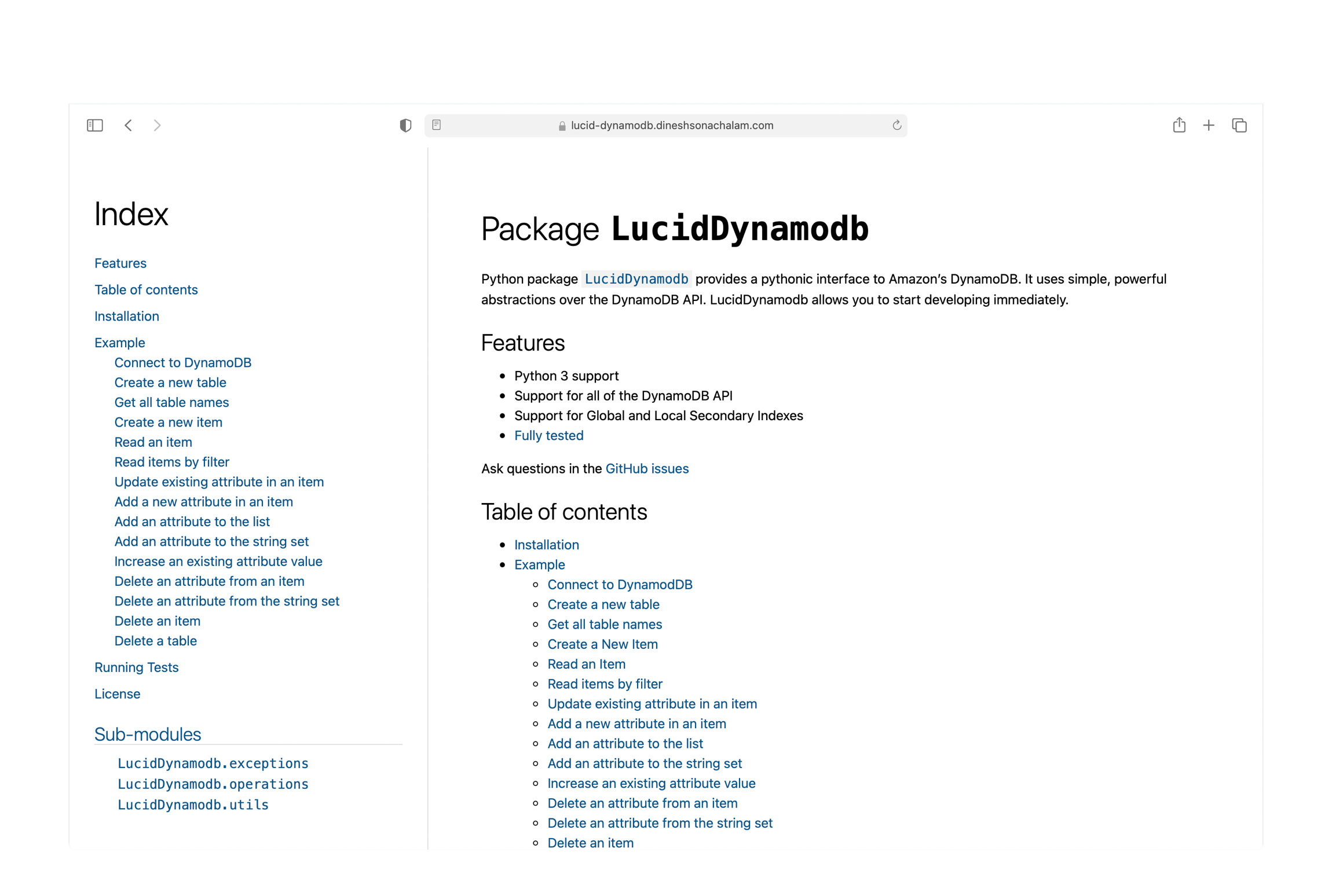 lucid_dynamodb Engine